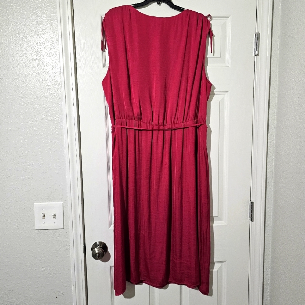 Vince Camuto Pink Silky Dress - Sz 3X - Picture 2 of 8